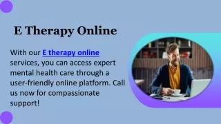 E Therapy Online