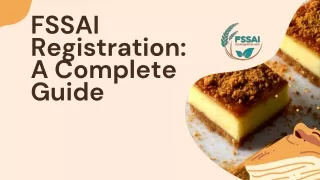FSSAI Registration: A Complete Guide