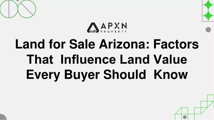 land for sale arizona factors that in uence land value every buyer should know