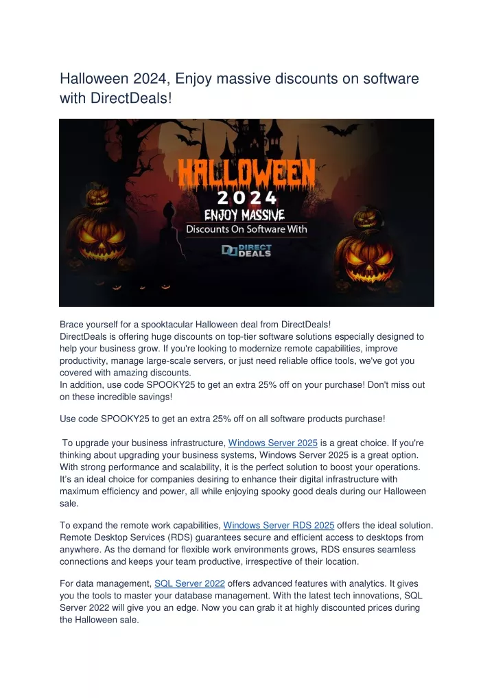 halloween 2024 enjoy massive discounts