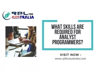 What Skills Are Required for Analyst Programmers