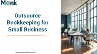 Streamline Your Business Finances with Outsourced Bookkeeping Services from Monk