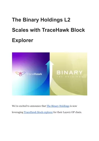 the binary holdings l2