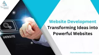 website development transforming ideas into