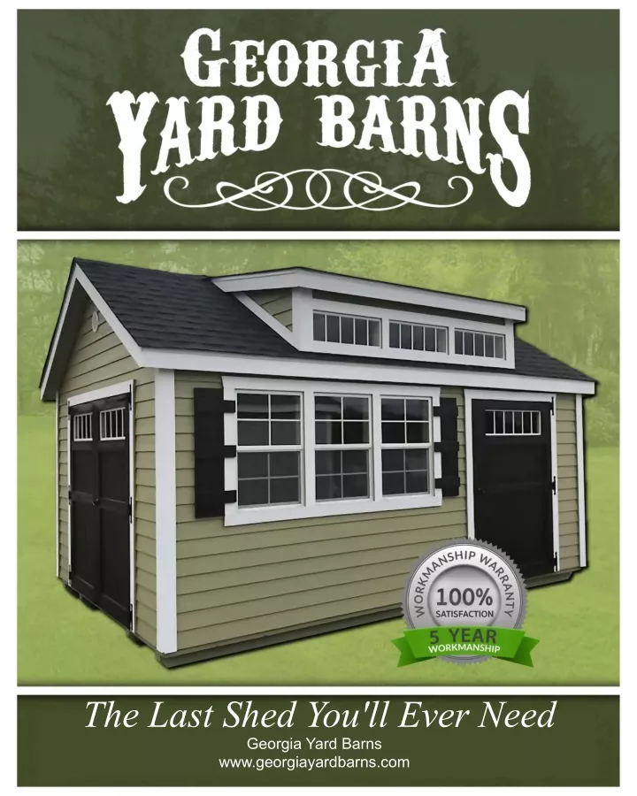 the last shed you ll ever need georgia yard barns