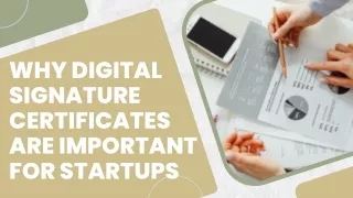 DIGITAL SIGNATURE FOR STARTUP