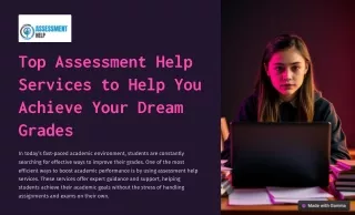top assessment help services to help you achieve