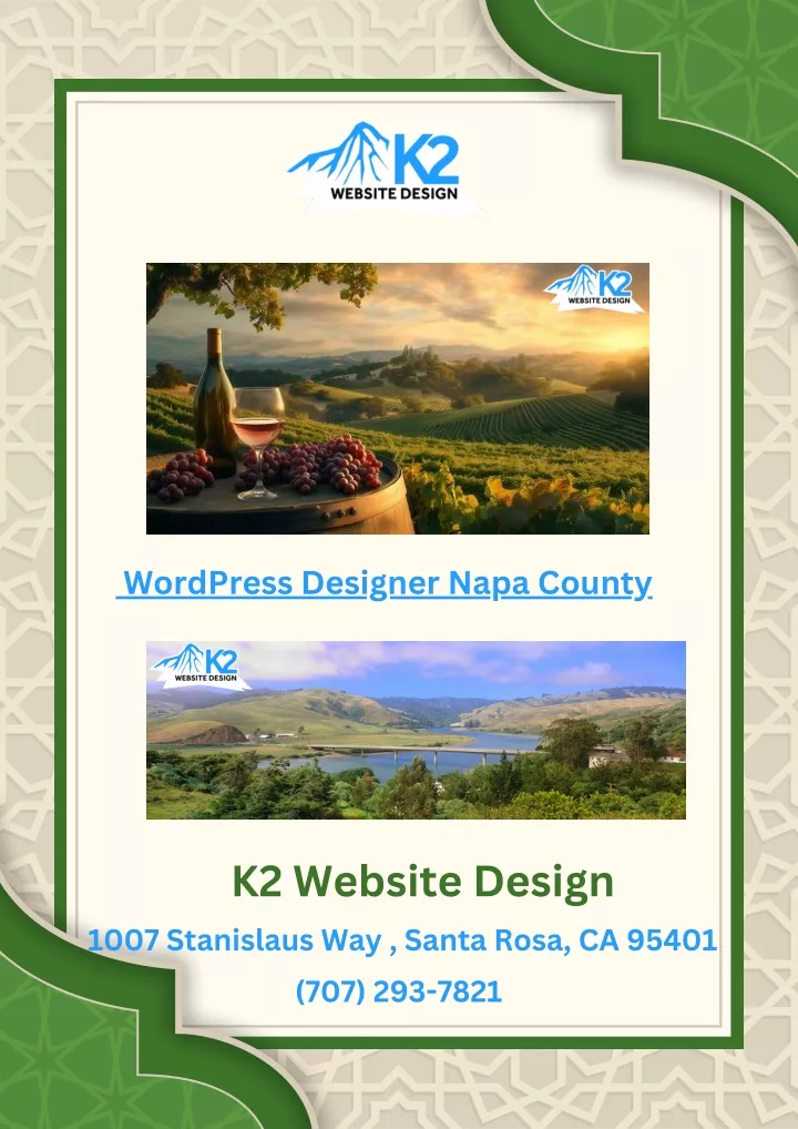 wordpress designer napa county