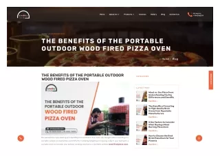 THE BENEFITS OF THE PORTABLE OUTDOOR WOOD FIRED PIZZA OVEN