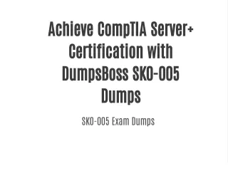 achieve comptia server certification with