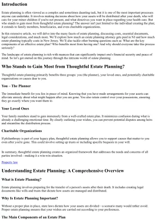 Who Stands to Gain Most from Thoughtful Estate Planning?