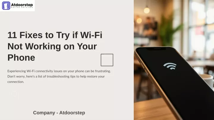 11 fixes to try if wi fi not working on your phone