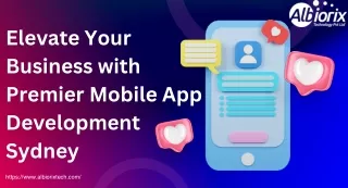 Elevate Your Business with Premier Mobile App Development Sydney