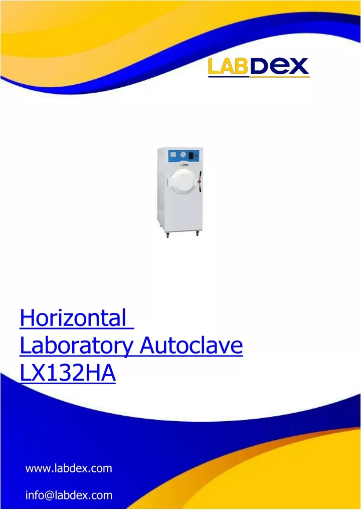 horizontal laboratory autoclave lx132ha