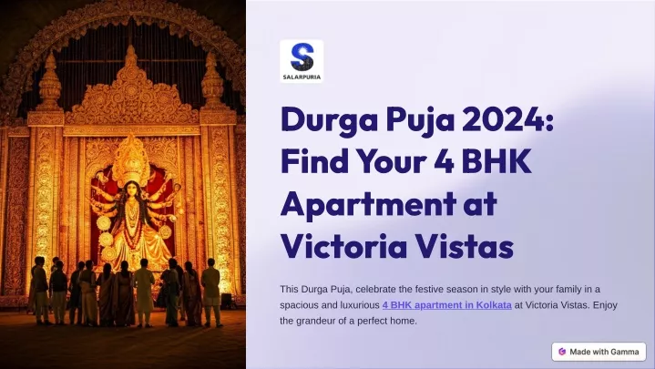 durga puja 2024 find your 4 bhk apartment