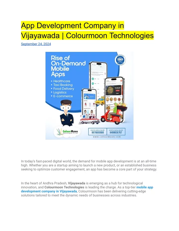 app development company in vijayawada colourmoon