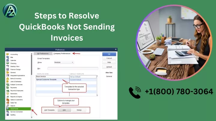 steps to resolve quickbooks not sending invoices