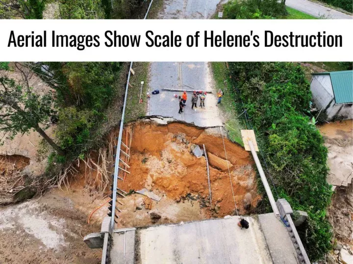 aerial images show scale of helene s destruction