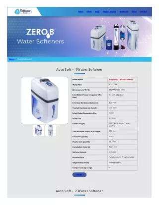 ZeroB Water Softener