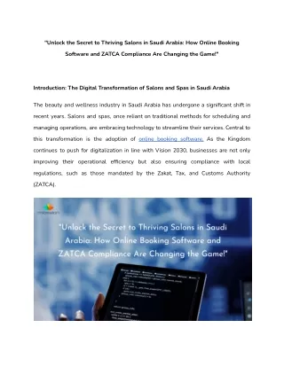 _Unlock the Secret to Thriving Salons in Saudi Arabia_ How Online Booking Software and ZATCA Compliance Are Changing the