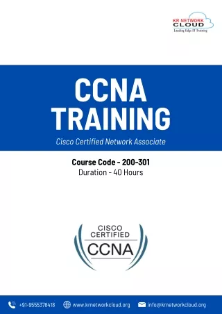 Master Networking with CCNA Training (200-301)