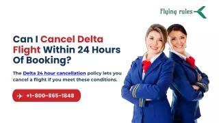 Can I Cancel Delta Flight Within 24 Hours Of Booking