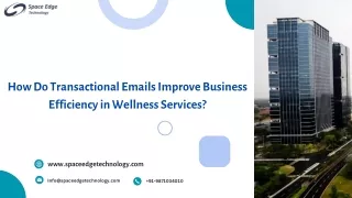 Improve Wellness Services with Best Transactional Email Marketin