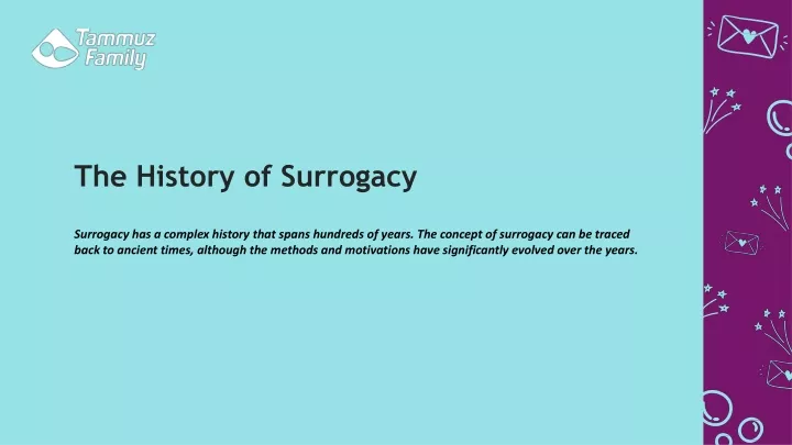 the history of surrogacy