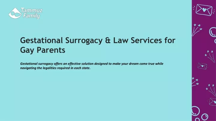 gestational surrogacy law services for gay parents