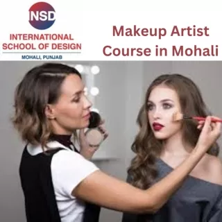 Become a Certified Makeup Artist with INSD Mohali's Makeup Artist Course in Moha