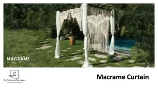 Handmade Macrame Curtain for Door or Window
