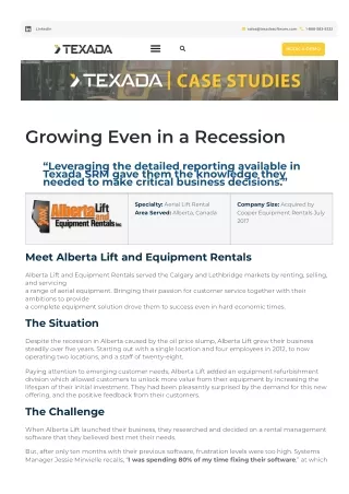 Customer Success Story: How Companies Grew with Texada Software During Economic