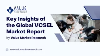 Global VCSEL Market Report| VCSEL Market Analysis| VCSEL Industry Forecast
