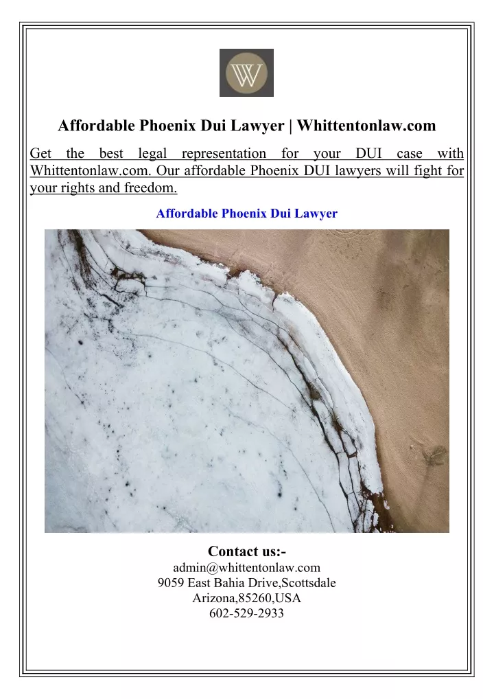 affordable phoenix dui lawyer whittentonlaw com