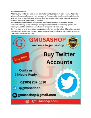 buy twitter accounts when you buy twitter