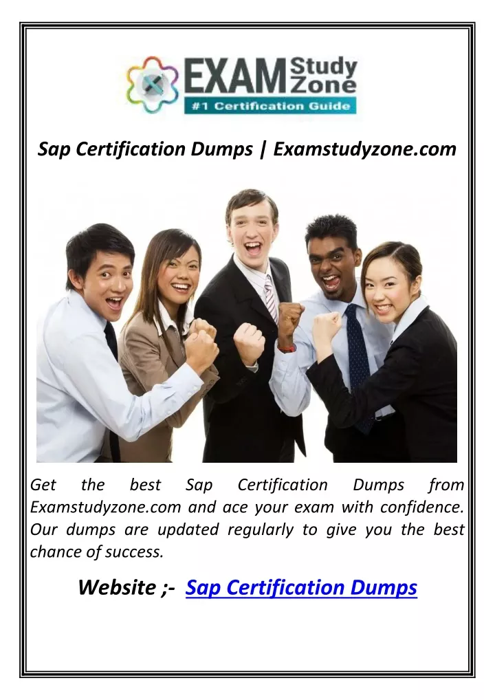 sap certification dumps examstudyzone com