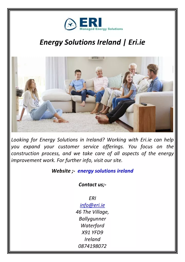 energy solutions ireland eri ie