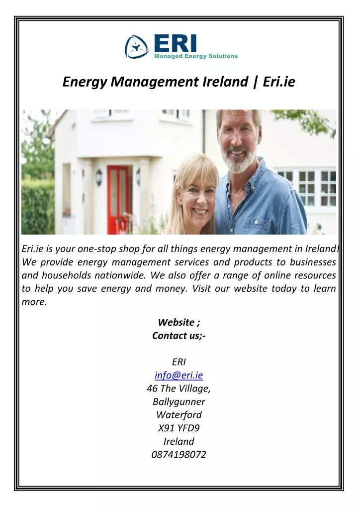 energy management ireland eri ie