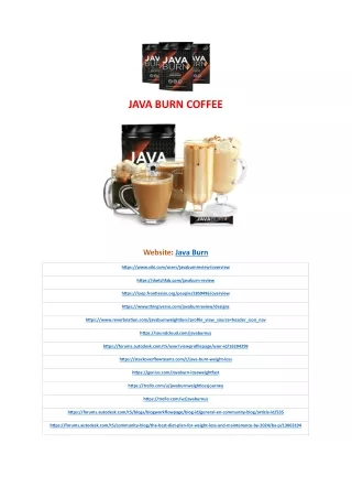 java burn coffee