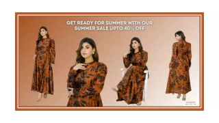 Get Ready For Summer With Our Summer Sale Upto 40% Off
