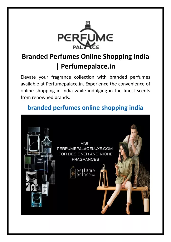 branded perfumes online shopping india