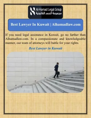 Best Lawyer In Kuwait   Alhamadlaw.com
