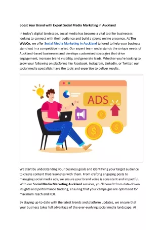Boost Your Brand with Expert Social Media Marketing in Auckland