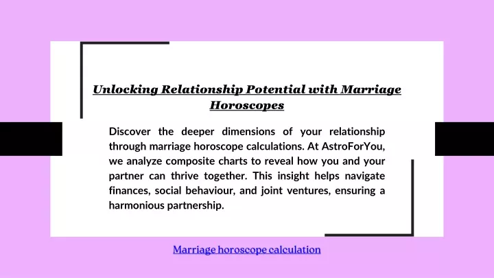 unlocking relationship potential with marriage