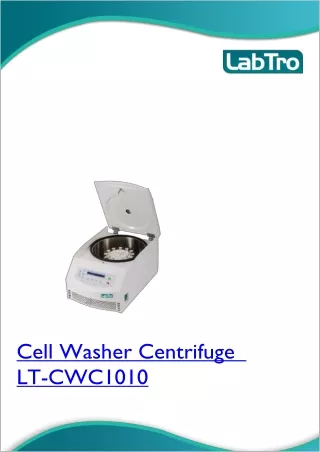 cell washer centrifuge lt cwc1010