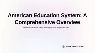 The Evolving Landscape of Education: Insights from Joseph Weston LePage