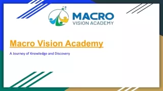 Explore CBSE Schools in Burhanpur: Macro Vision Academy Insights