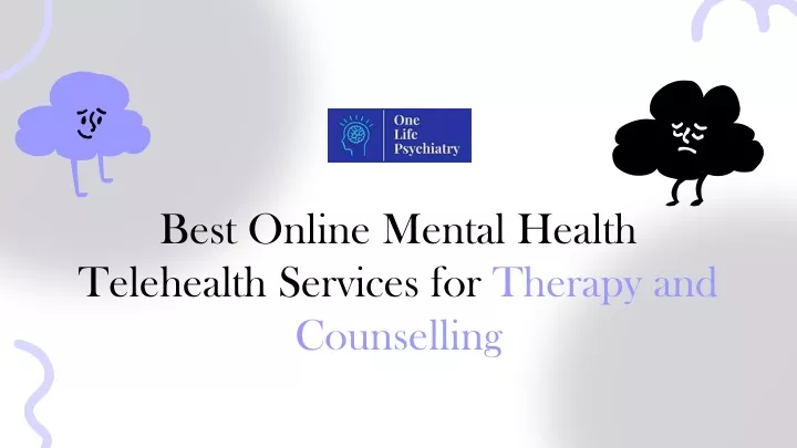 best online mental health telehealth services for therapy and counselling