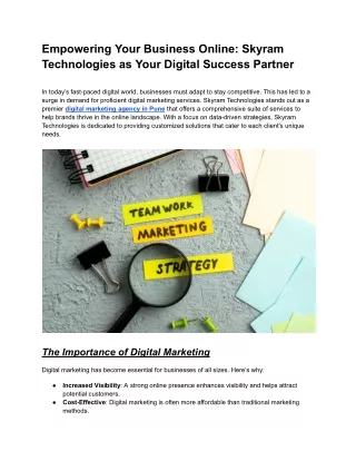 Empowering Your Business Online_ Skyram Technologies as Your Digital Success Partner