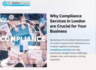 Why Compliance Services in London are Crucial for Your Business